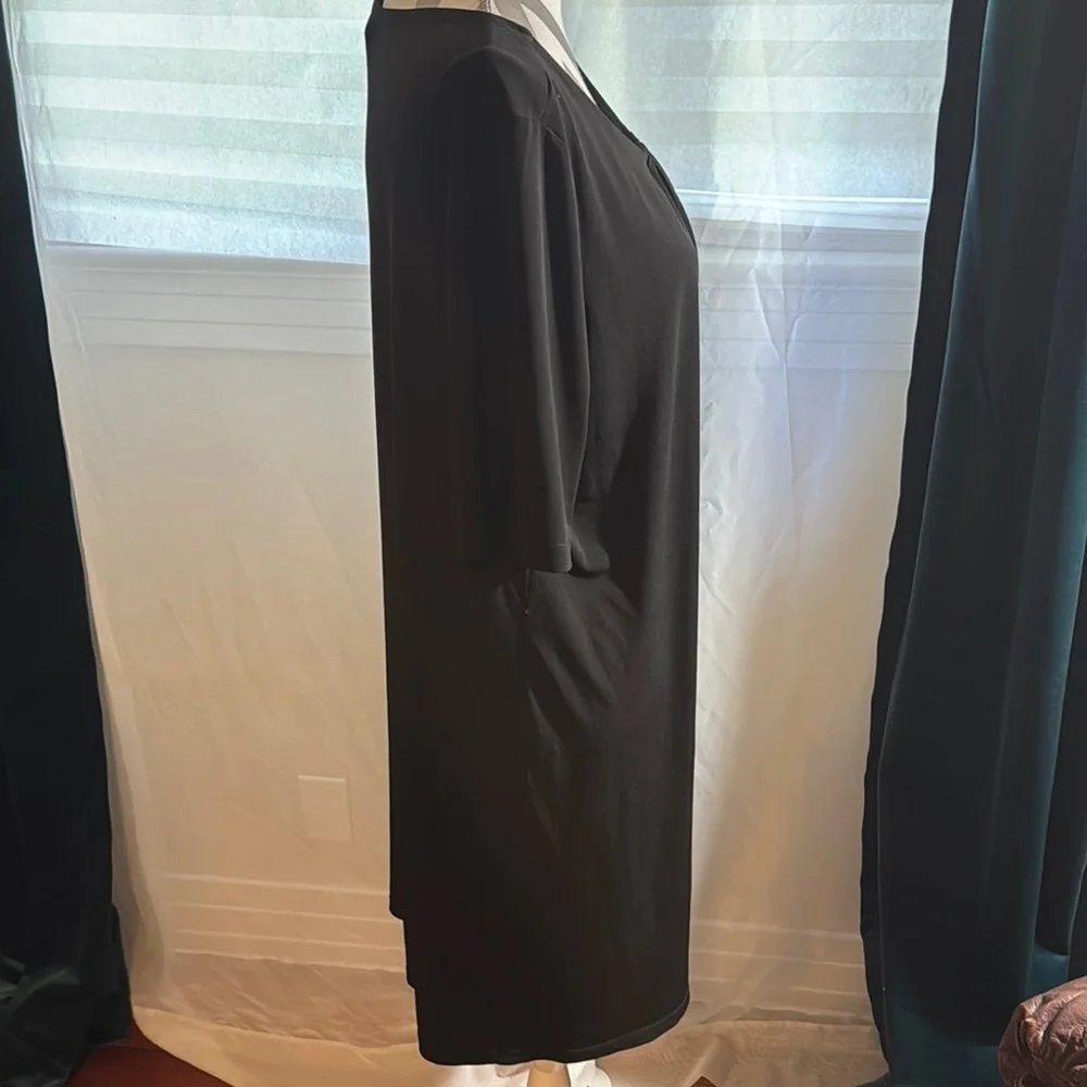 Elegant Black Women's Dress by George Size XXL - Picture 3 of 7